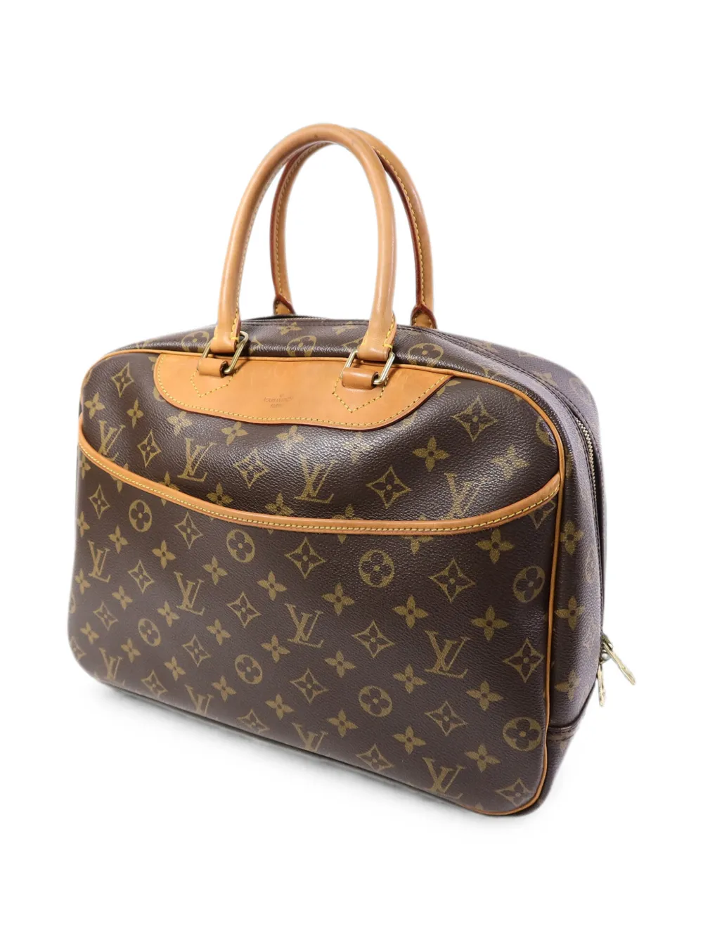 Louis Vuitton Pre-Owned Deauville Monogram duffeltas Bruin