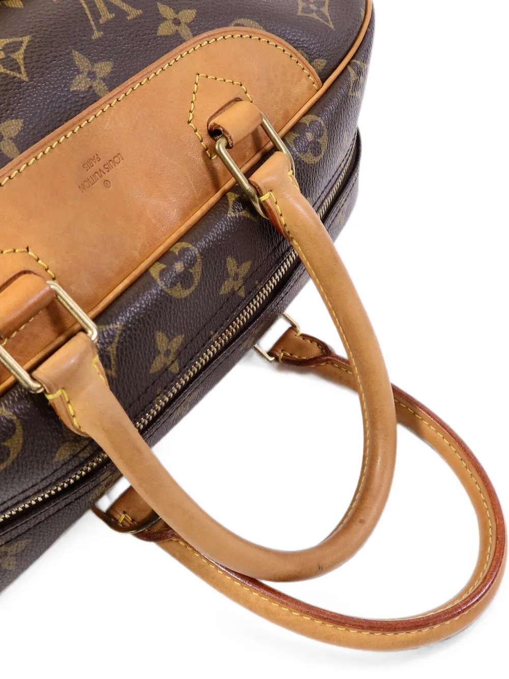 Louis Vuitton Pre-Owned Deauville Monogram duffeltas Bruin