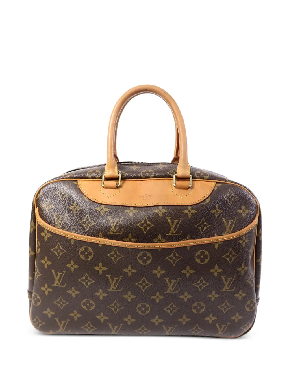 Louis Vuitton Pre-Owned Borsone Deauville con monogramma - Marrone
