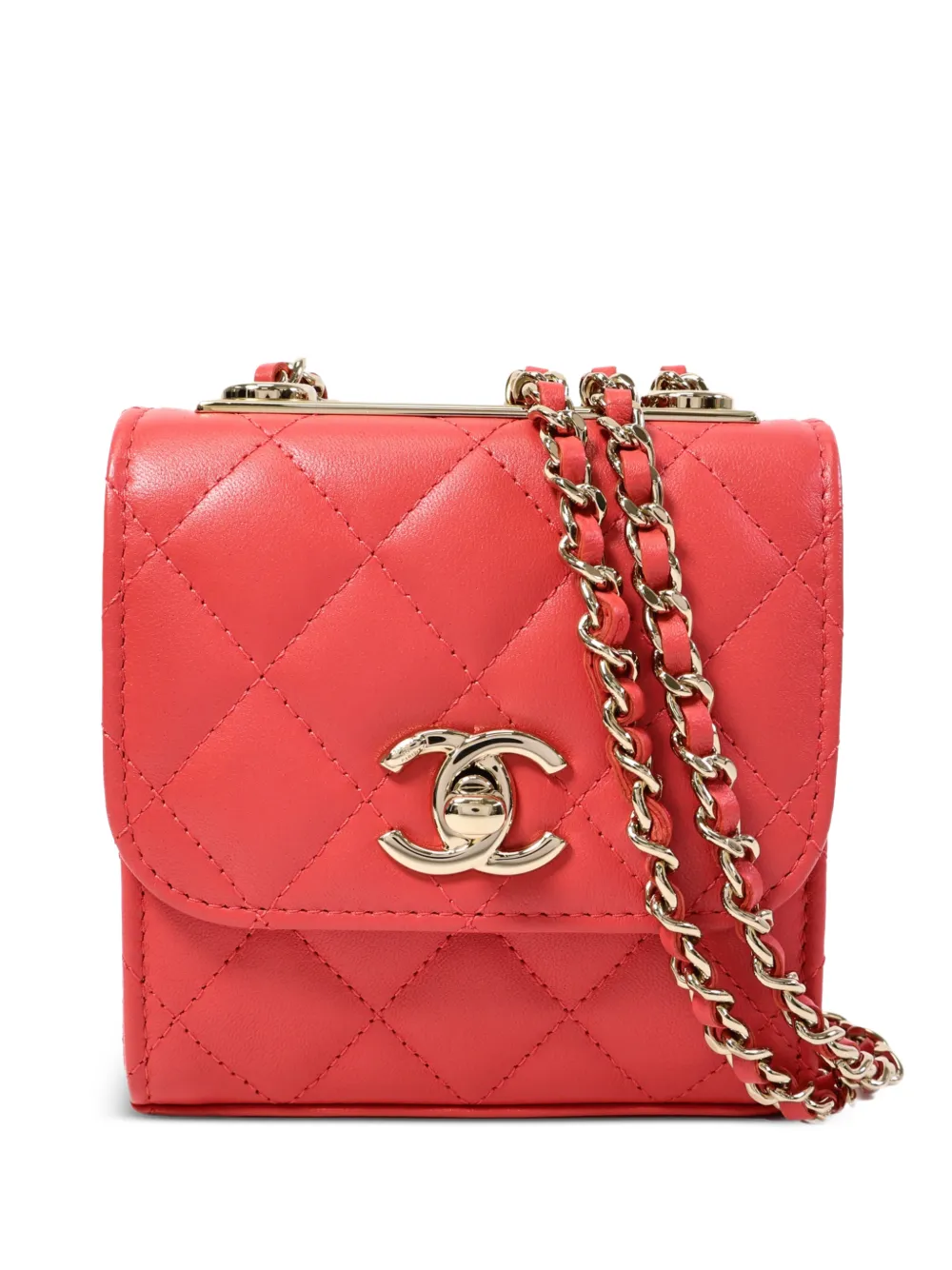 CHANEL Pre-Owned Trendy CC turn-lock shoulder bag - Red
