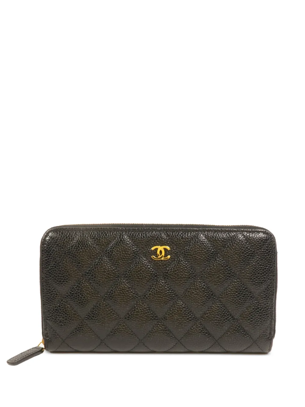 CHANEL Pre-Owned CC zipped long wallet - Nero