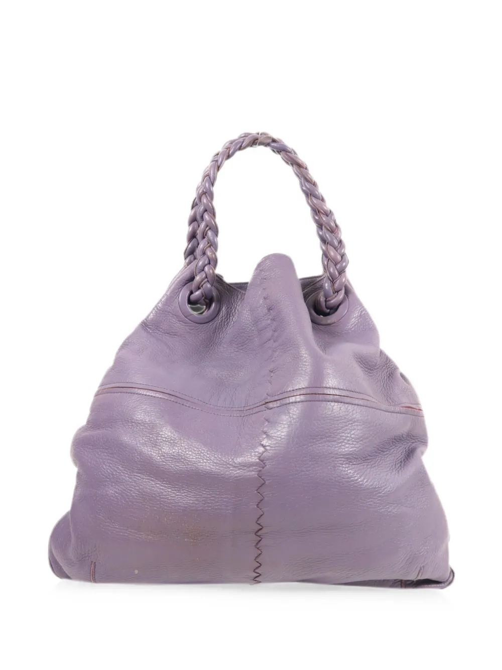 Bottega Veneta Pre-Owned Julie braided-handle tote bag - Viola