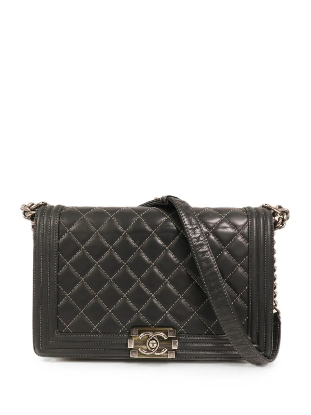 CHANEL Pre-Owned Borsa a spalla Boy - Nero