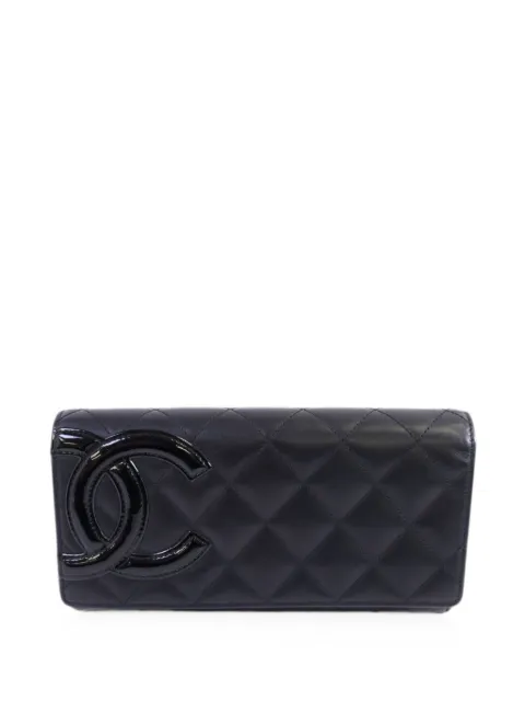 CHANEL Pre-Owned Cambon CC long wallet