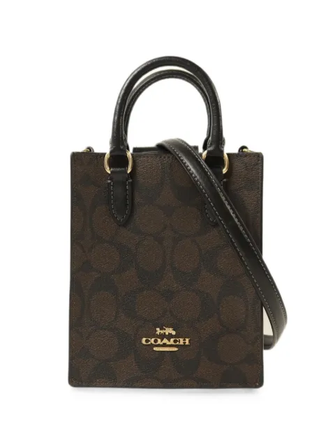 Coach Vintage Signature North South mini tote bag