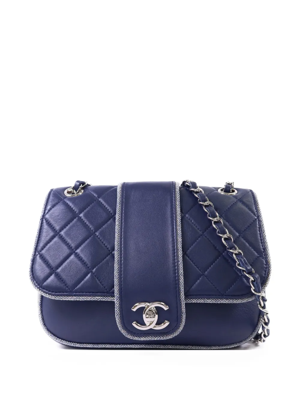 CHANEL Pre-Owned CC turn-lock shoulder bag - Blue