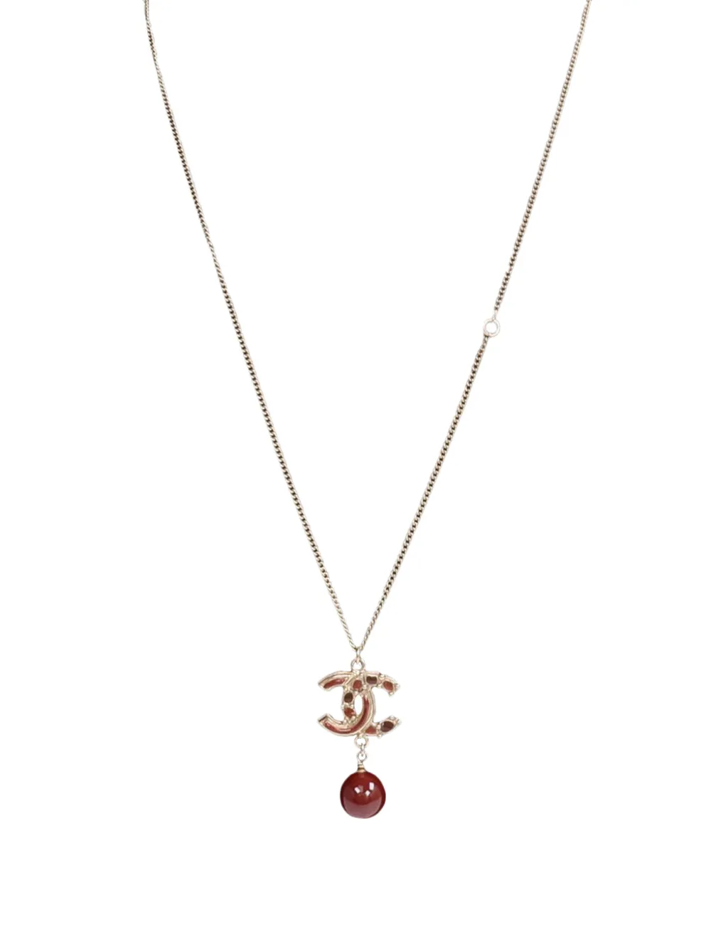 CHANEL Pre-Owned CC-pendant necklace - Gold