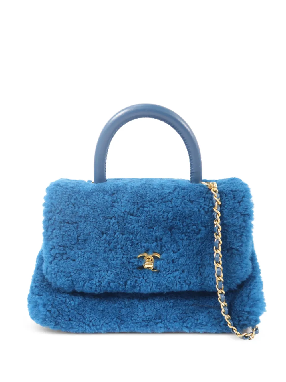 CHANEL Pre-Owned Coco Handle CC turn-lock tote bag - Blue