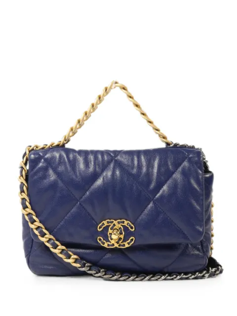 CHANEL Pre-Owned C19 CC turn-lock shoulder bag