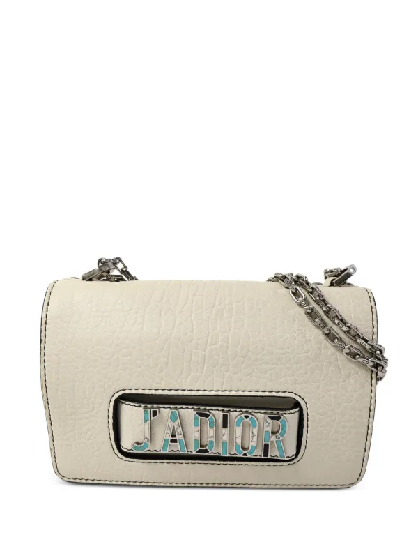 Dior Pre-owned J'adior Chain Shoulder Bag in Neutrals
