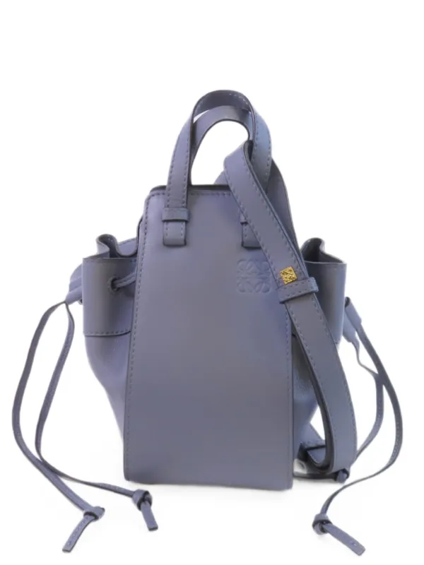 Loewe Pre-Owned Hammock Mini Shoulder Bag | Blue | FARFETCH