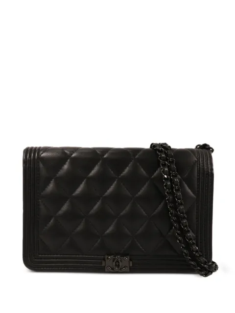 CHANEL Pre-Owned Boy CC gewatteerde schoudertas