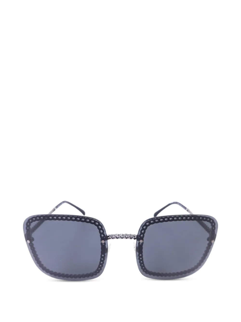 CHANEL Pre-Owned Occhiali da sole CC - Nero