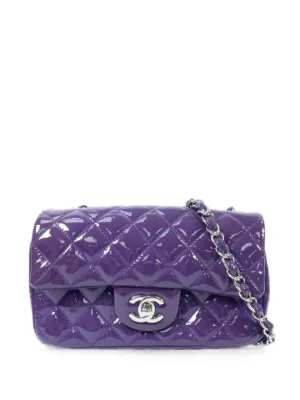 CHANEL Pre-Owned キルティング デニムショルダーバッグ | パープル