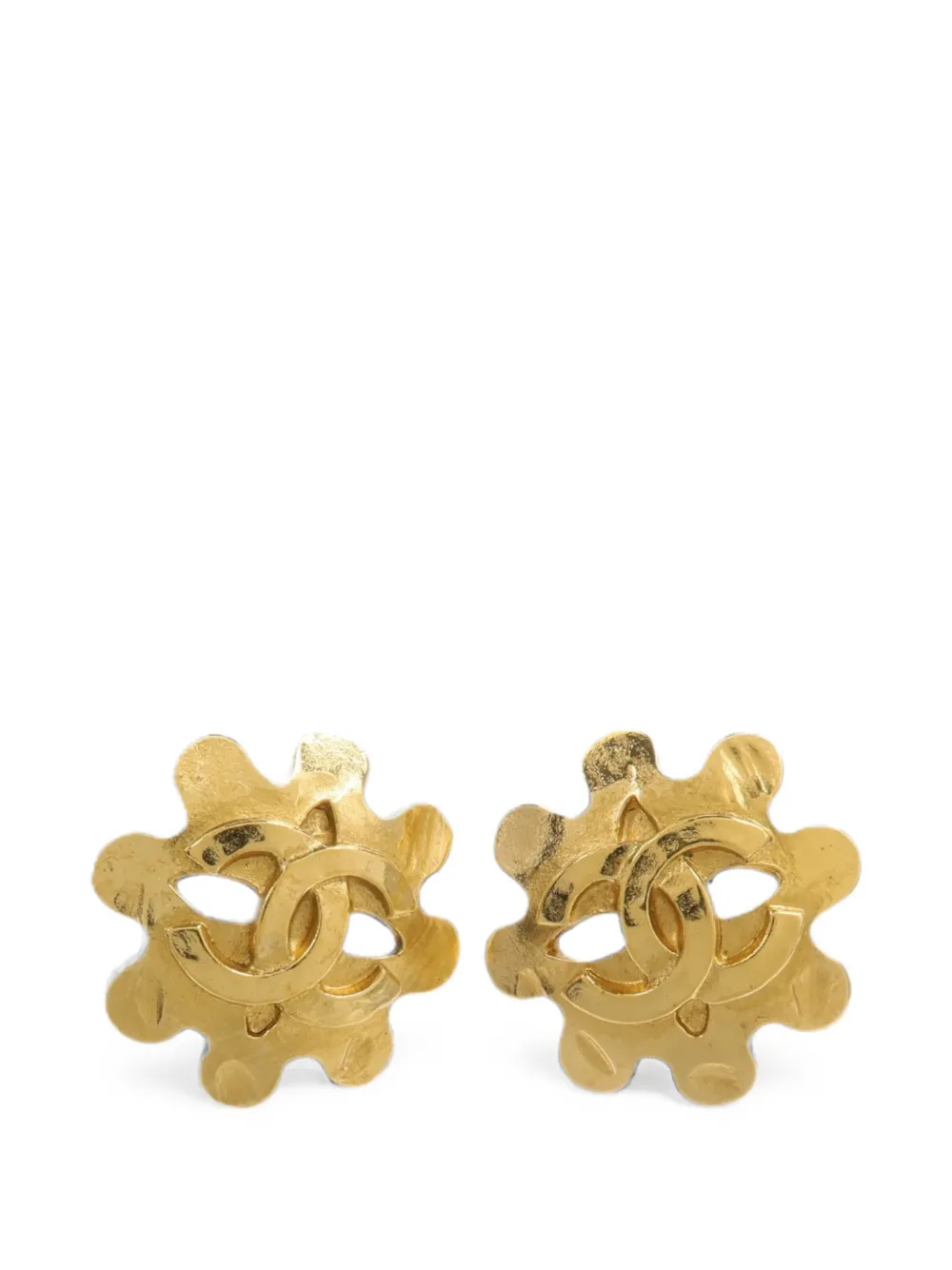 CHANEL Pre-Owned Orecchini a clip CC - Oro