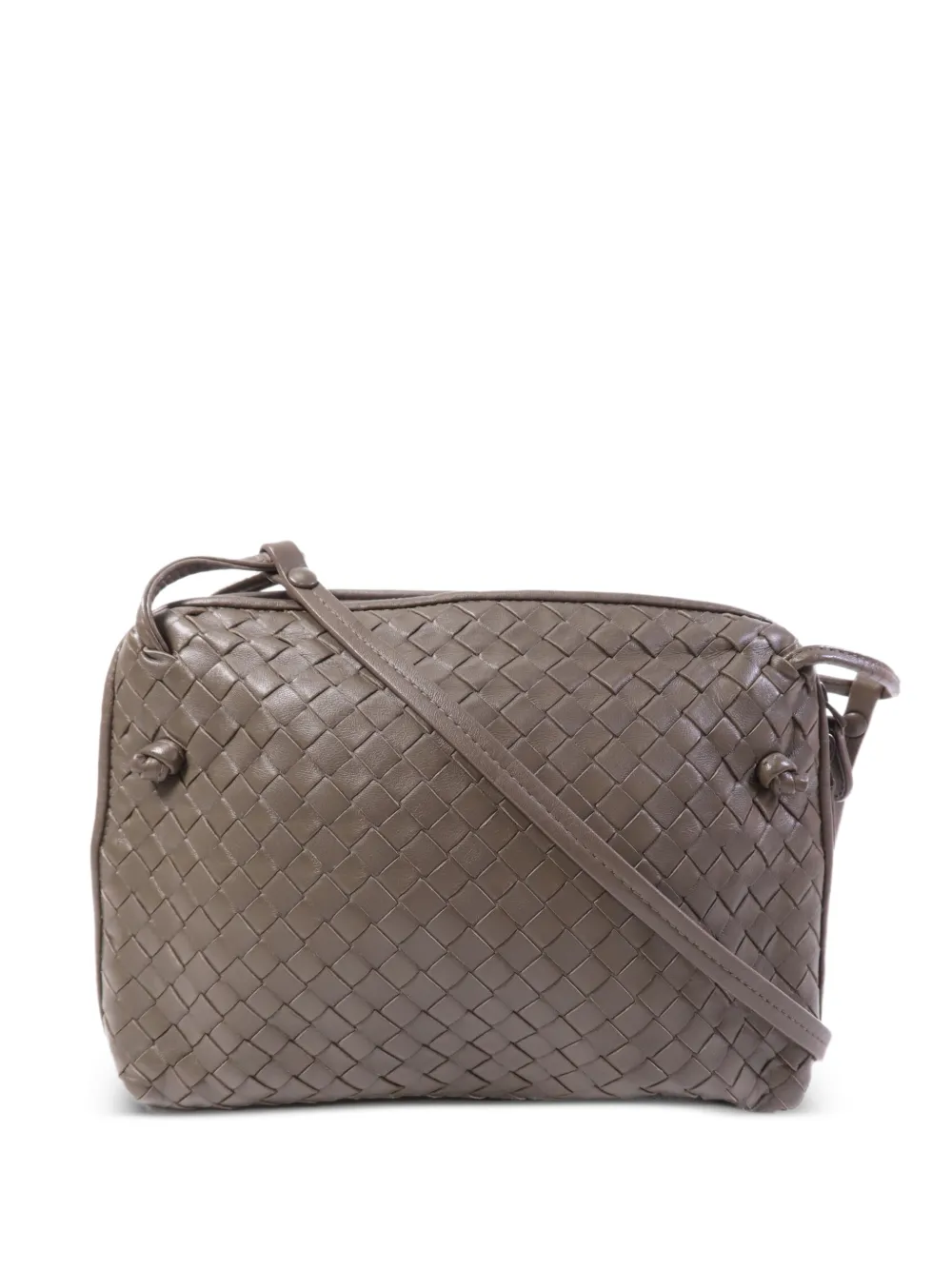 Bottega Veneta Pre-Owned Intrecciato shoulder bag - Grey