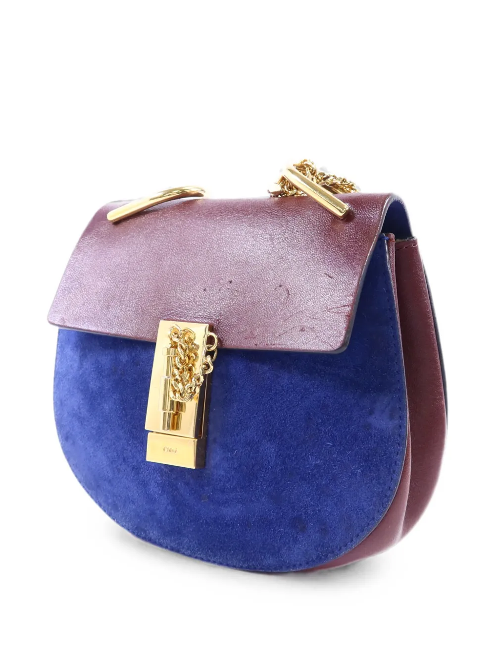Chloé Vintage Drew schoudertas Bruin