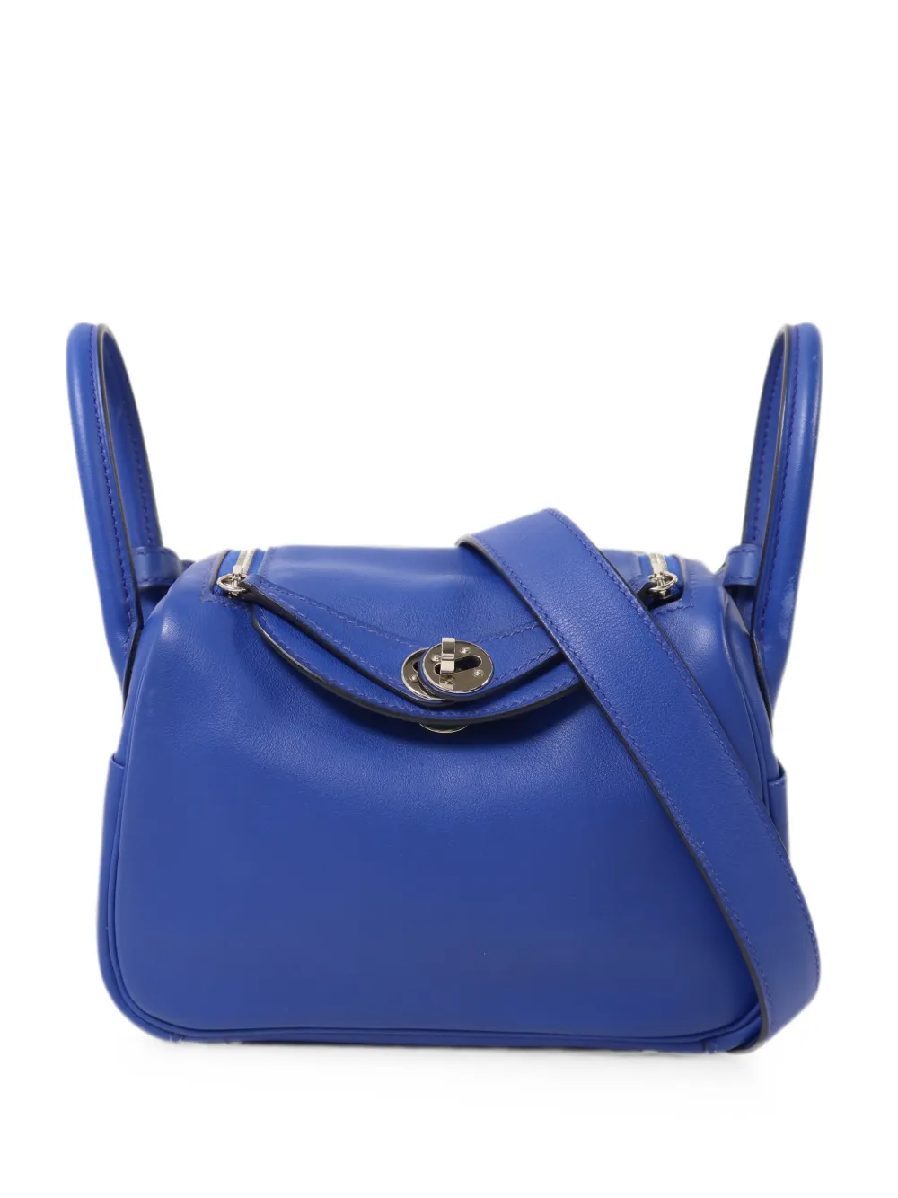 Hermès Pre-Owned Borsa tote Lindy mini - Blu