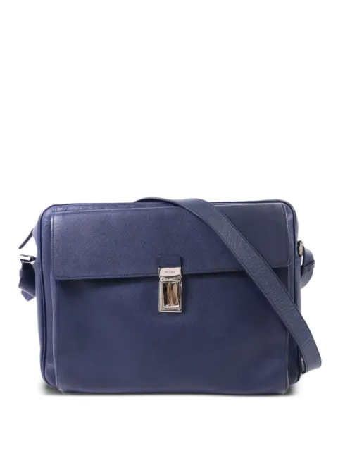 Prada Pre-Owned Saffiano leather messenger bag