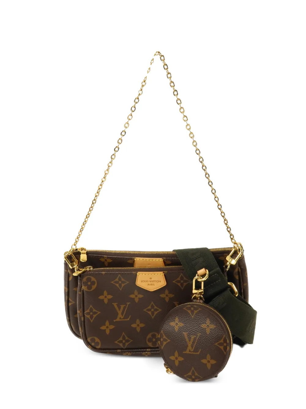 Louis Vuitton Pre-Owned Multi Pochette Accessoires monogram-pattern shoulder bag - Brown