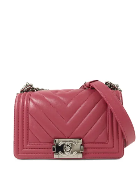 CHANEL Pre-Owned 20 Boy chevron-quilted shoulder bag