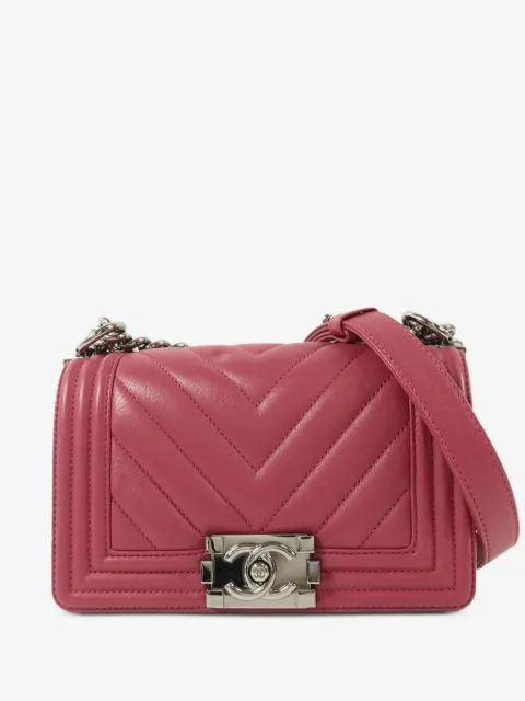 CHANEL Pre-Owned 20 Boy chevron-quilted shoulder bag