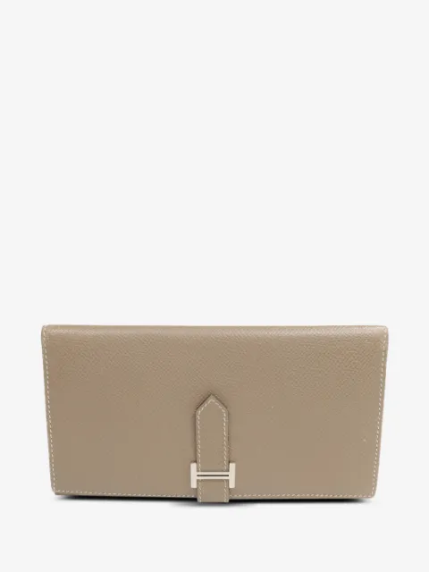 Hermès Pre-Owned Bearn leather wallet