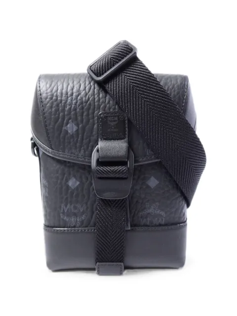 MCM Pre-Owned Aren N/S monogram-pattern cross body bag