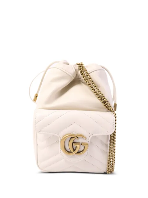 Gucci Pre-Owned mini GG Marmont bucket bag