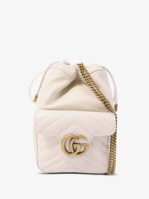 Gucci Pre-Owned mini GG Marmont bucket bag