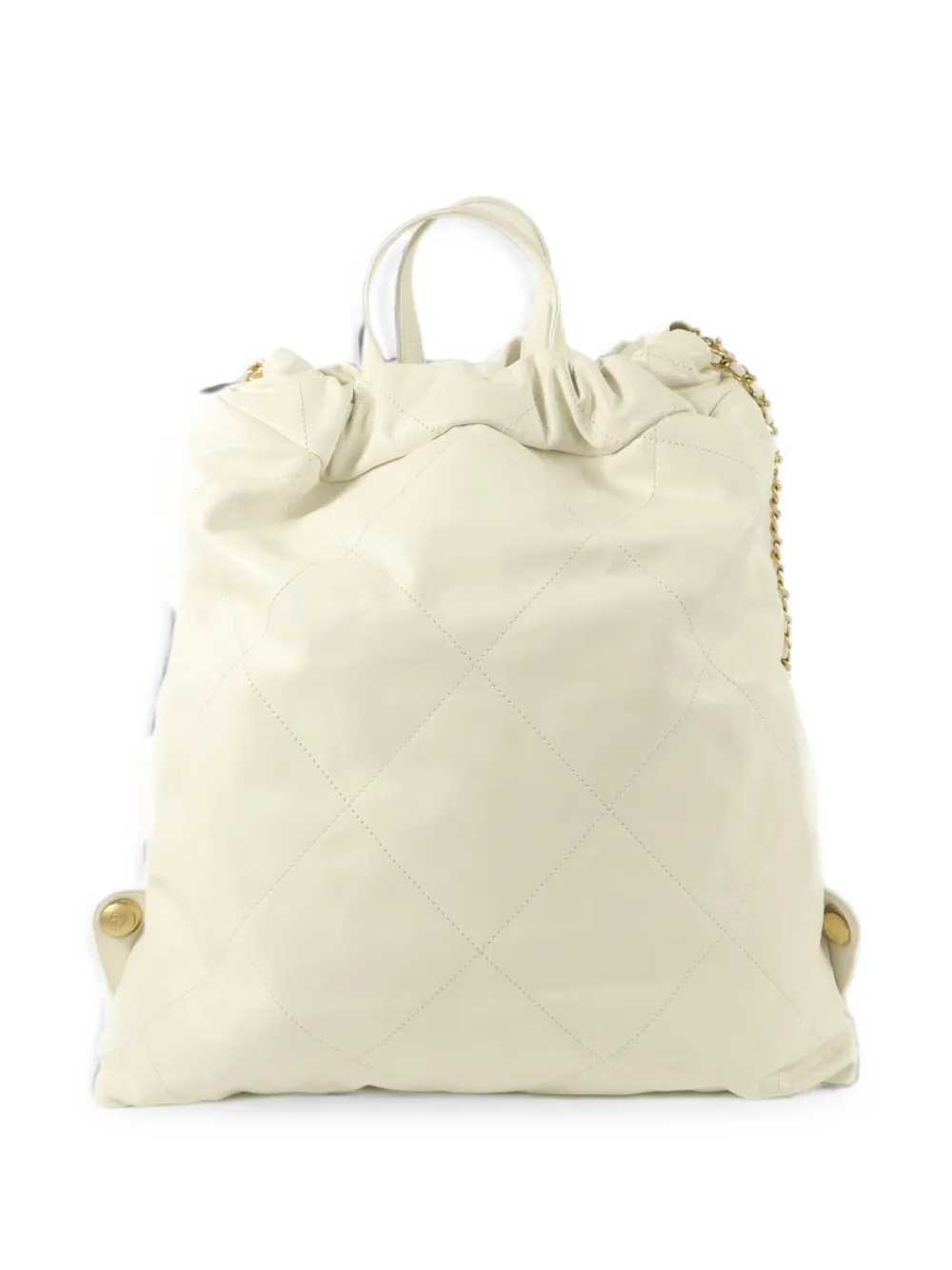 CHANEL Pre-Owned Bhanel 22 gewatteerde rugzak Beige