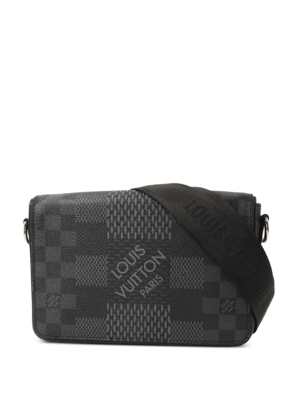 Louis Vuitton Pre-Owned Studio Damier Graphite Kuriertasche - Schwarz