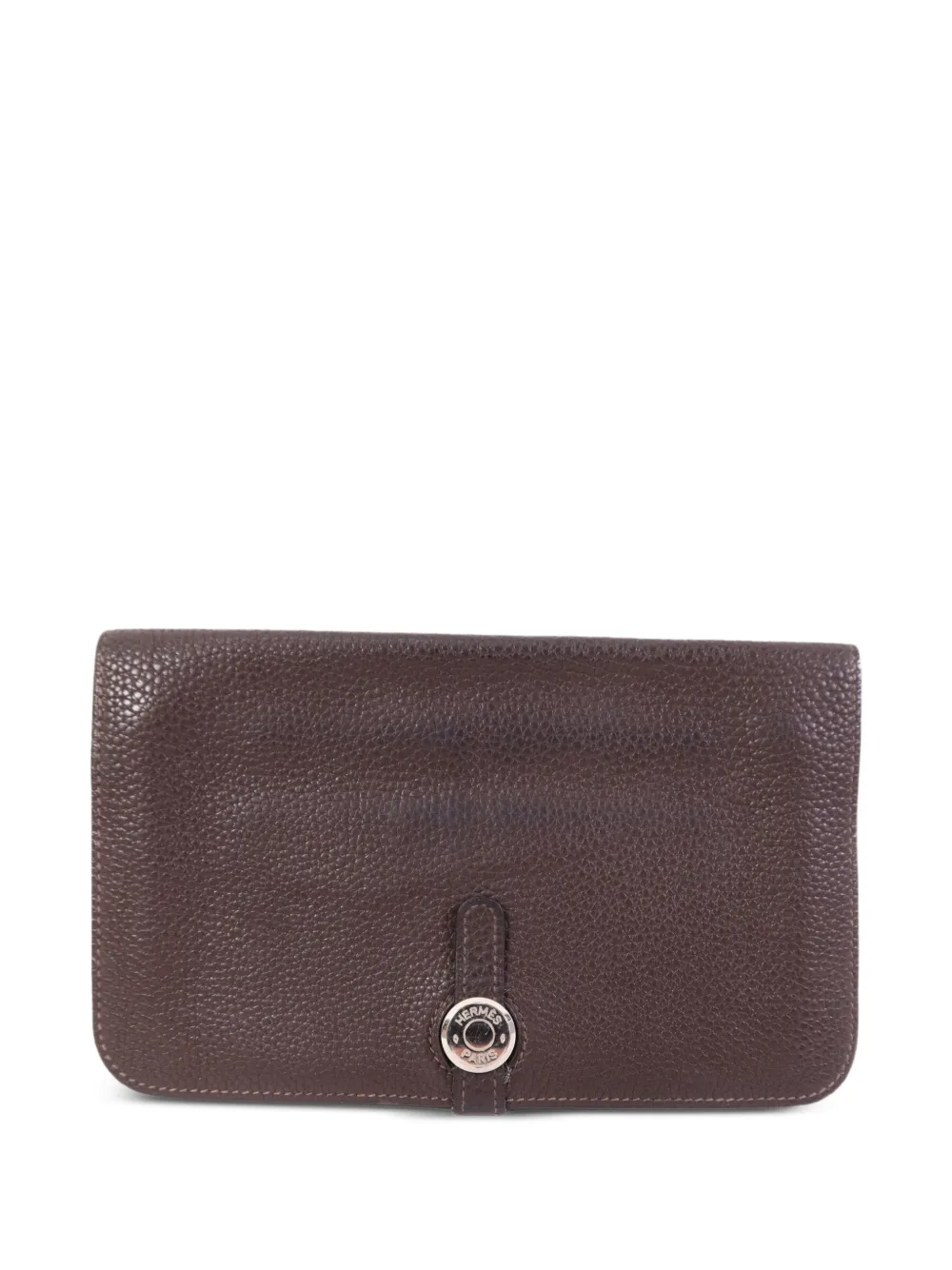 Hermès Pre-Owned Portafoglio Dogon GM - Marrone