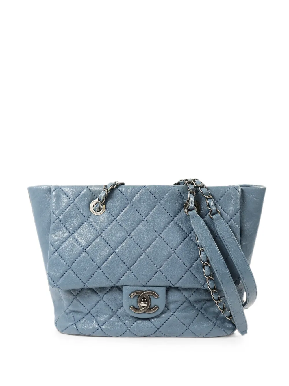 CHANEL Pre-Owned CC chain shoulder bag - Blue