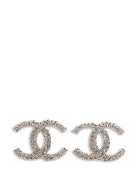 CHANEL Pre-Owned rope-effect earrings
