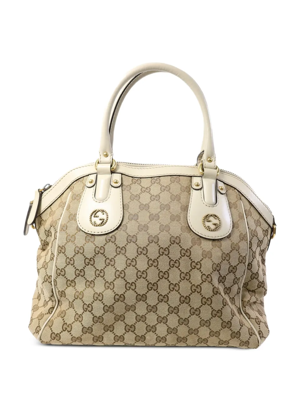 Gucci Pre-Owned Schultertasche aus GG Canvas - Nude