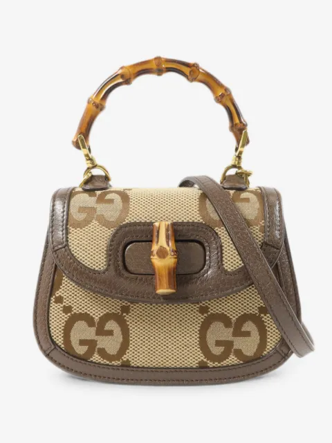 Gucci Pre-Owned Bamboo 1947 GG shoulder bag