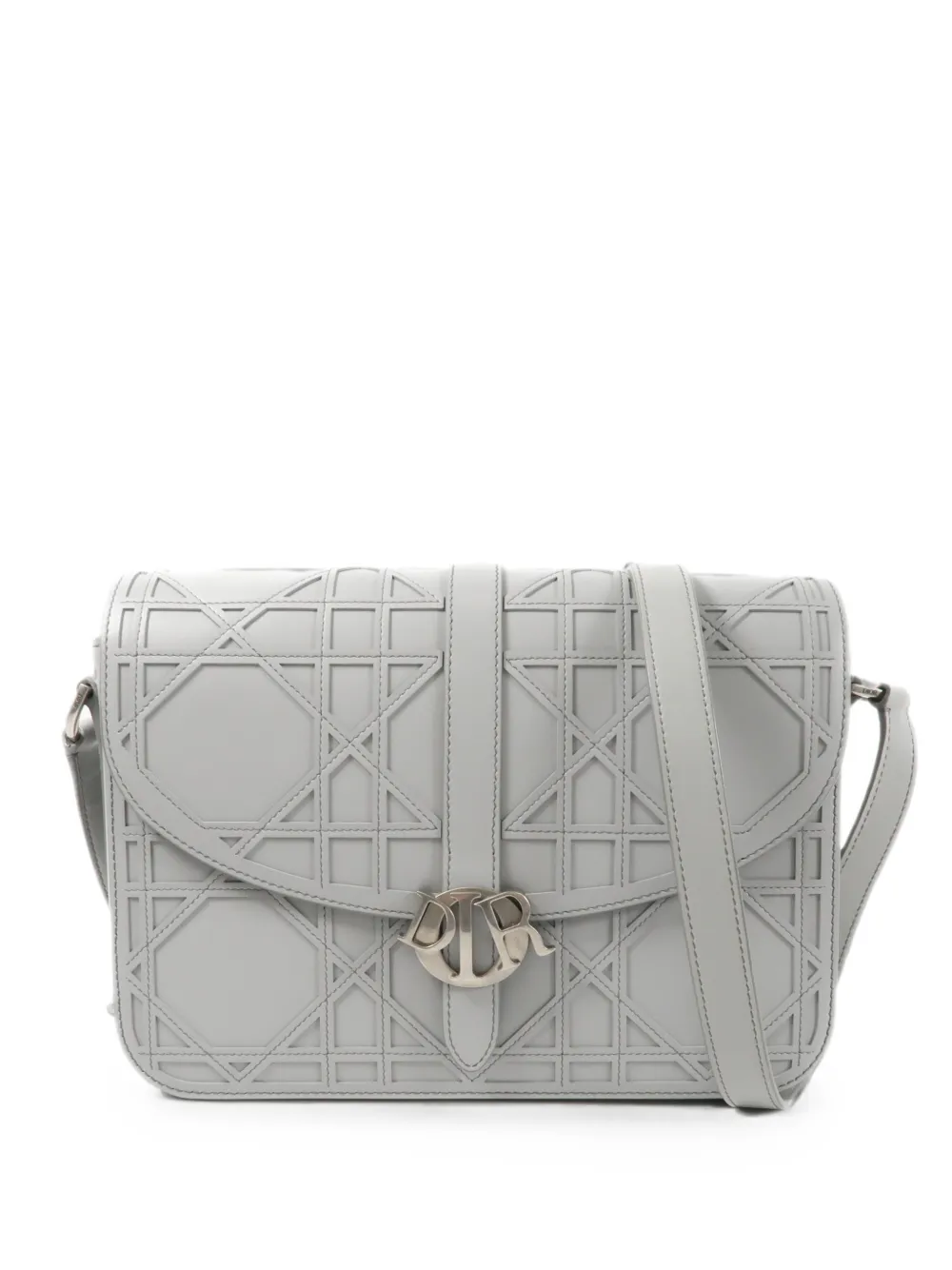 Christian Dior Pre-Owned Cannage Schultertasche - Grau