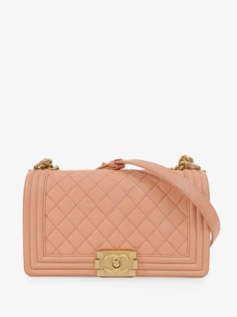 CHANEL Pre-Owned 25 Boy diamond-quilted shoulder bag