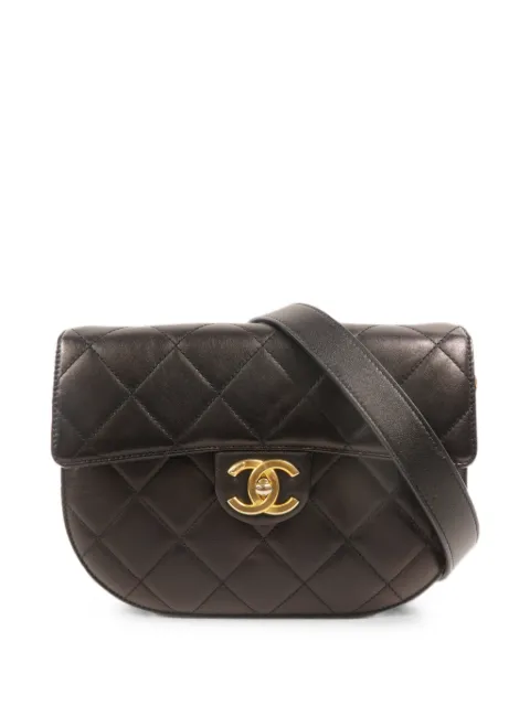 CHANEL Pre-Owned CC turn-lock quilted shoulder bag