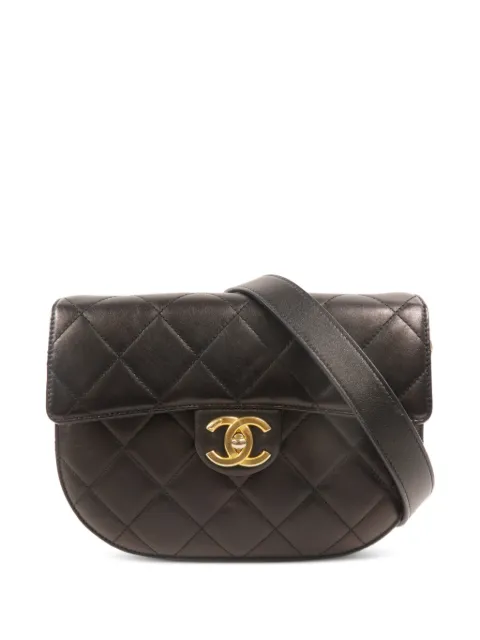 CHANEL Pre-Owned CC turn-lock quilted shoulder bag