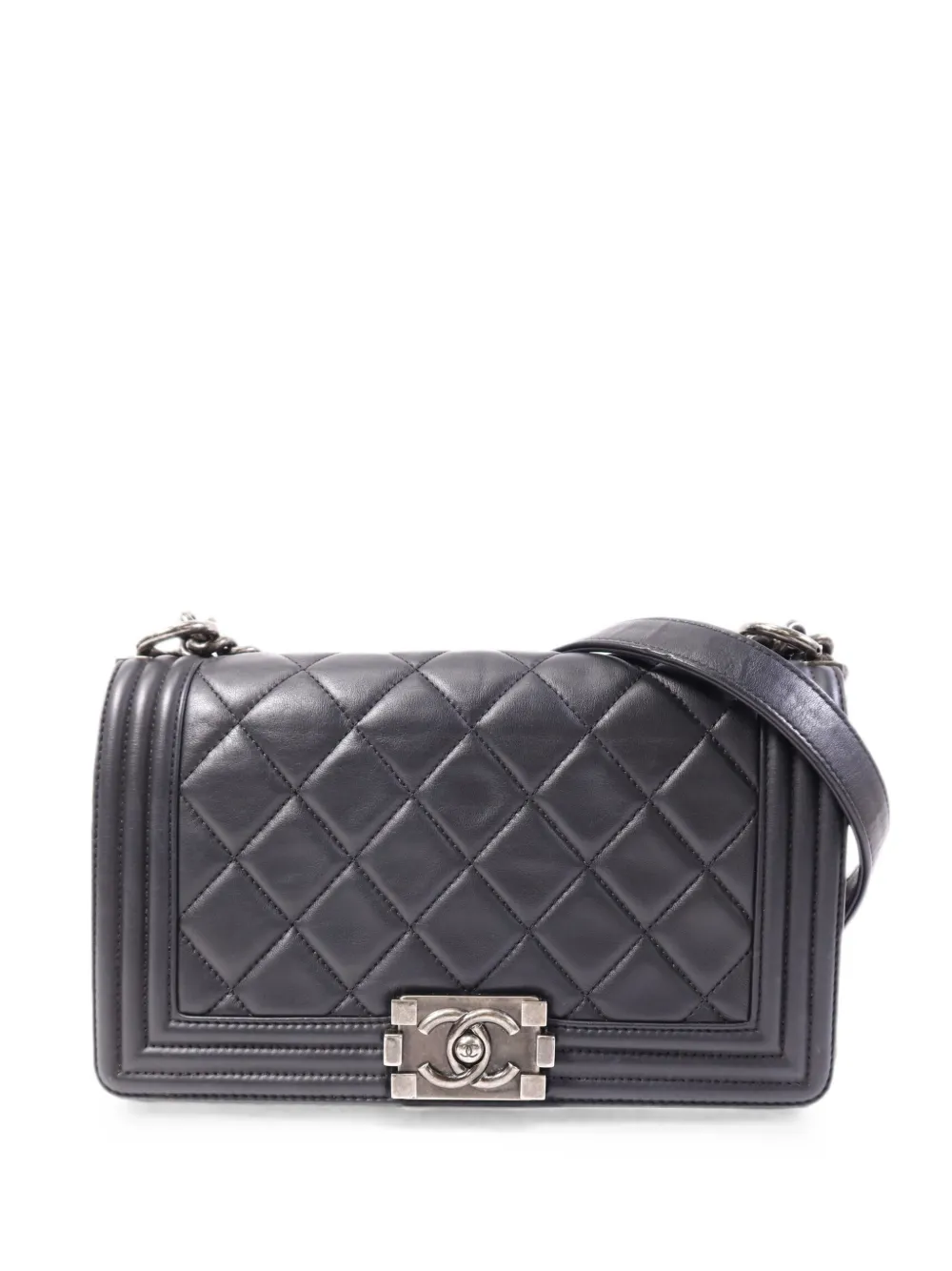 CHANEL Pre-Owned Borsa a spalla Boy - Nero