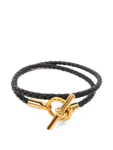 Hermès Pre-Owned Glenan Double Tour Armband aus Kalbsleder