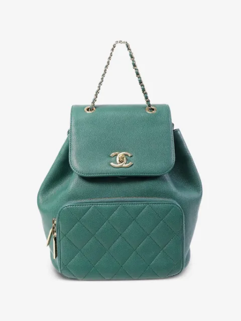 CHANEL Pre-Owned Affinity turn-lock-fastening backpack