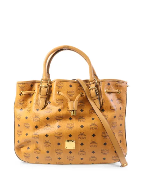 MCM Pre-Owned logo-print tote bag