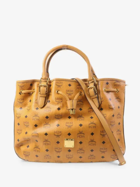 MCM Pre-Owned logo-print tote bag