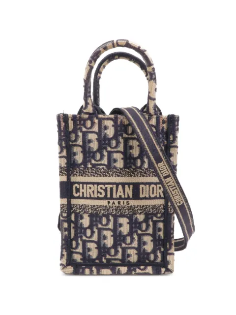 Christian Dior Pre-Owned mini Book Tote monogram-pattern tote bag