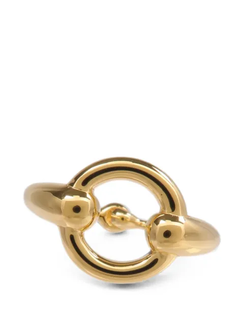 Hermès Pre-Owned anillo de mascada con motivo entrelazado