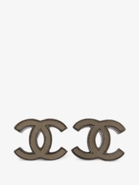 CHANEL Pre-Owned post-back-fastening earrings