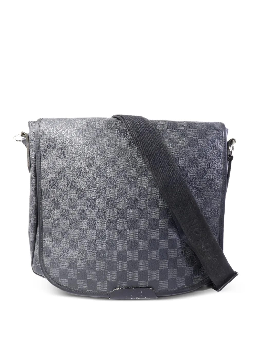 Louis Vuitton Pre-Owned MM Damier Graphite Daniel shoulder bag - Black
